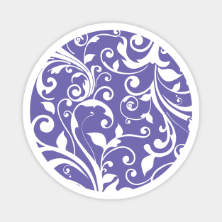 Pretty Purple Paisley Magnet